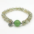 Sterling Silver Crystal Aroma Bracelet - Ghost Phantom Quartz | Energy & Healing | Diffuser Jewellery | Unique Gift-0