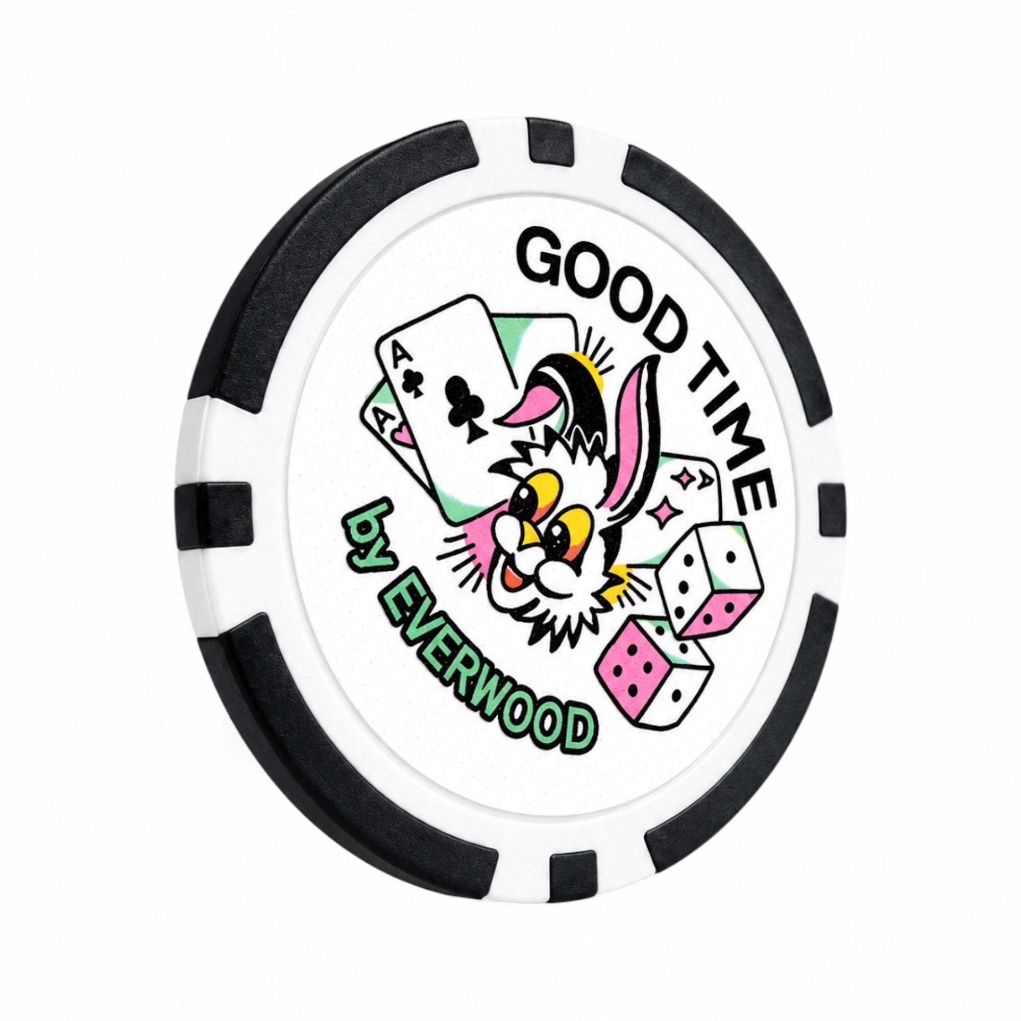 Premium golf ball marker poker chip with vibrant casino artwork and durable lightweight design — view 4