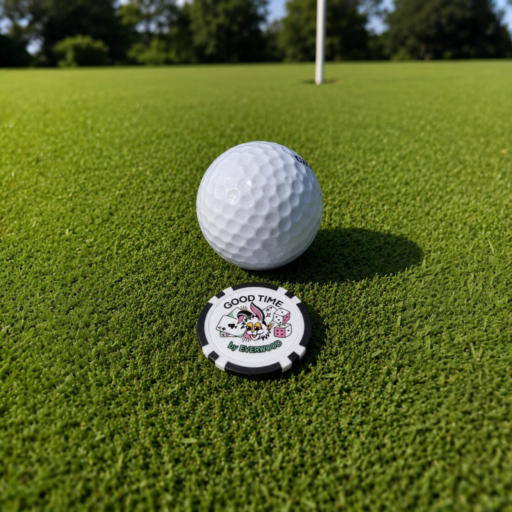 Premium golf ball marker poker chip with vibrant casino artwork and durable lightweight design — view 5