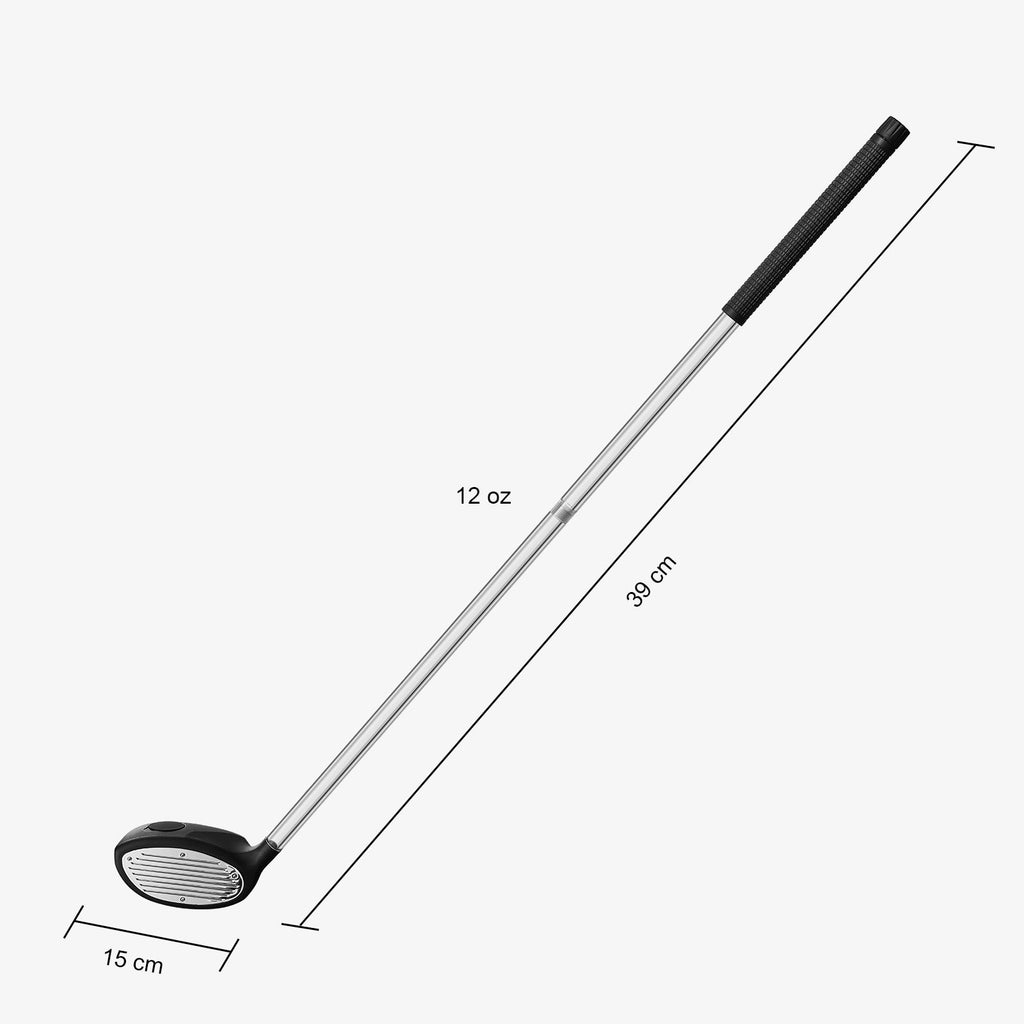 Golf club shaped beer bong disguised as a standard driver with included black head cover — view 5