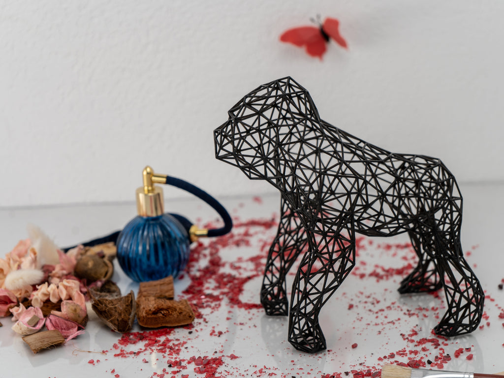 Gorilla Sculpture - Durable Resin Artwork-2