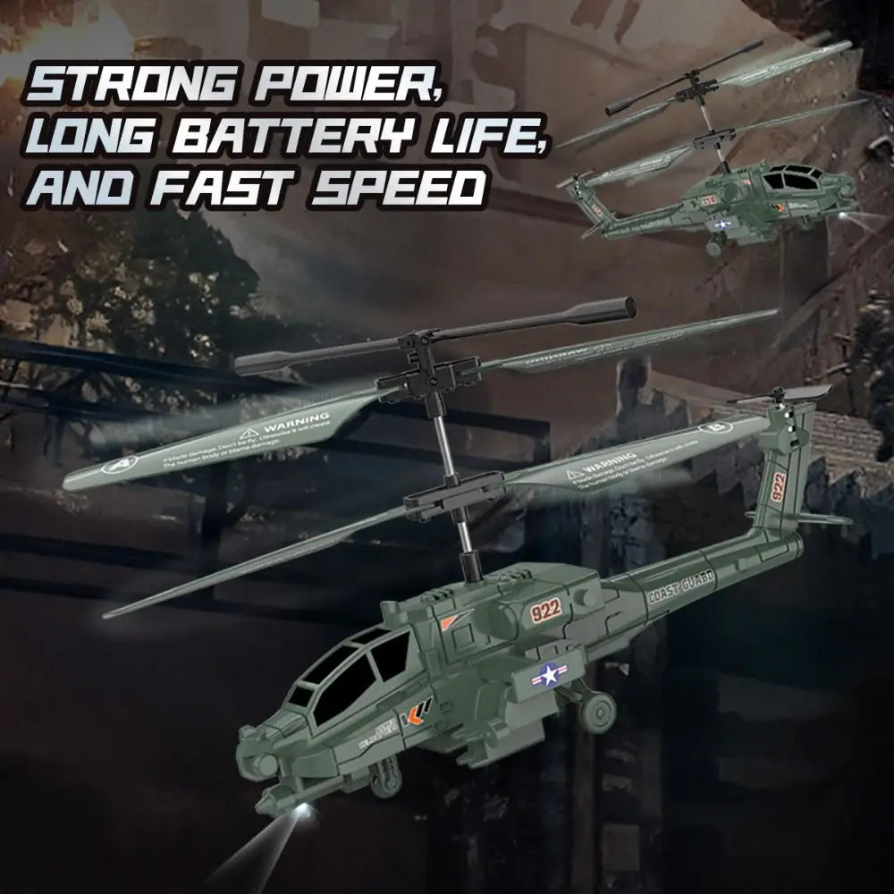 Green USB rechargeable mini RC helicopter toy with remote control and charging cable — view 2