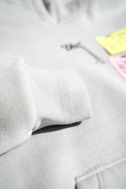 Pullover Sticky Notes Hoodie featuring custom embroidered artwork and interactive removable sticky note appliques — view 4