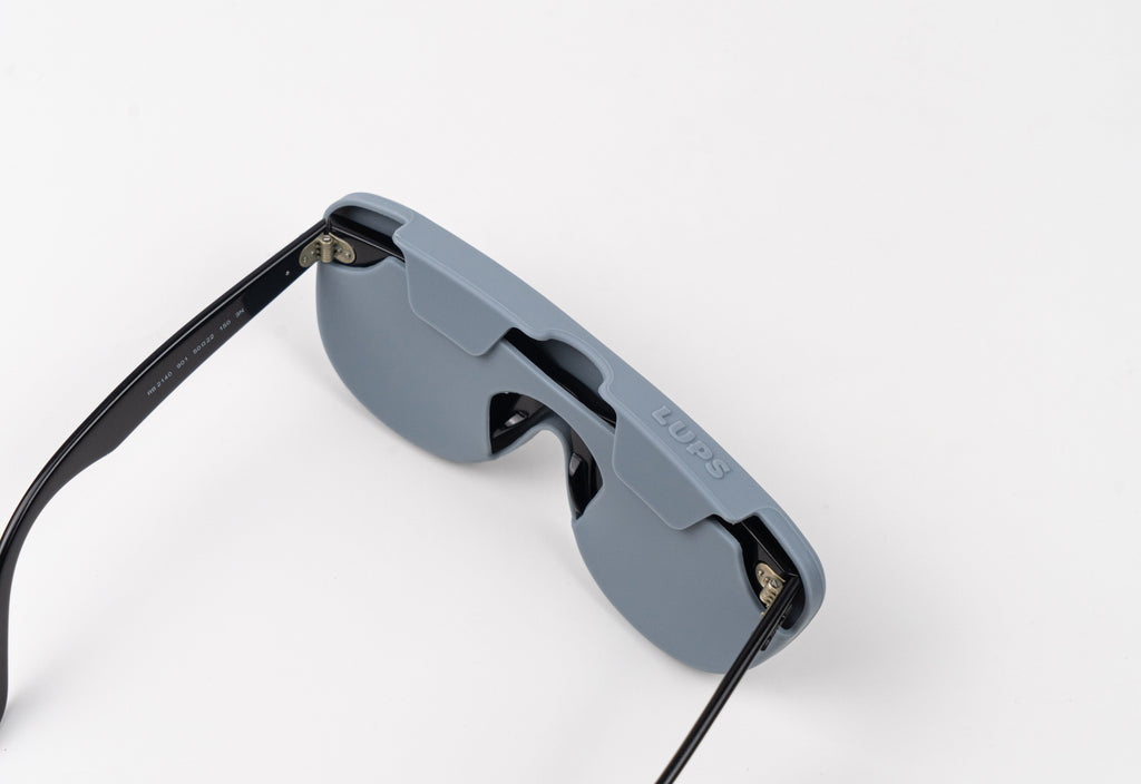 Funda de gafas de silicona flexible - Gris-2