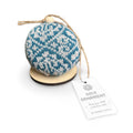 Zelta Teal Knit Christmas Ornament-0