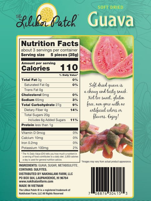 Guava Soft Dried Fruit 3.5oz-3