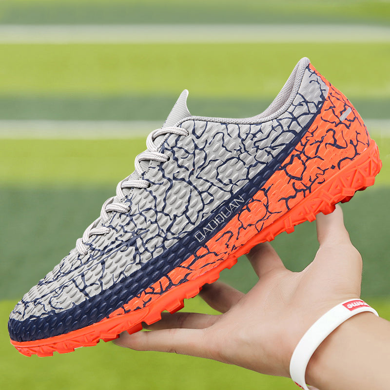Turf football boots with durable PU upper and rubber outsole for indoor and outdoor soccer — view 4