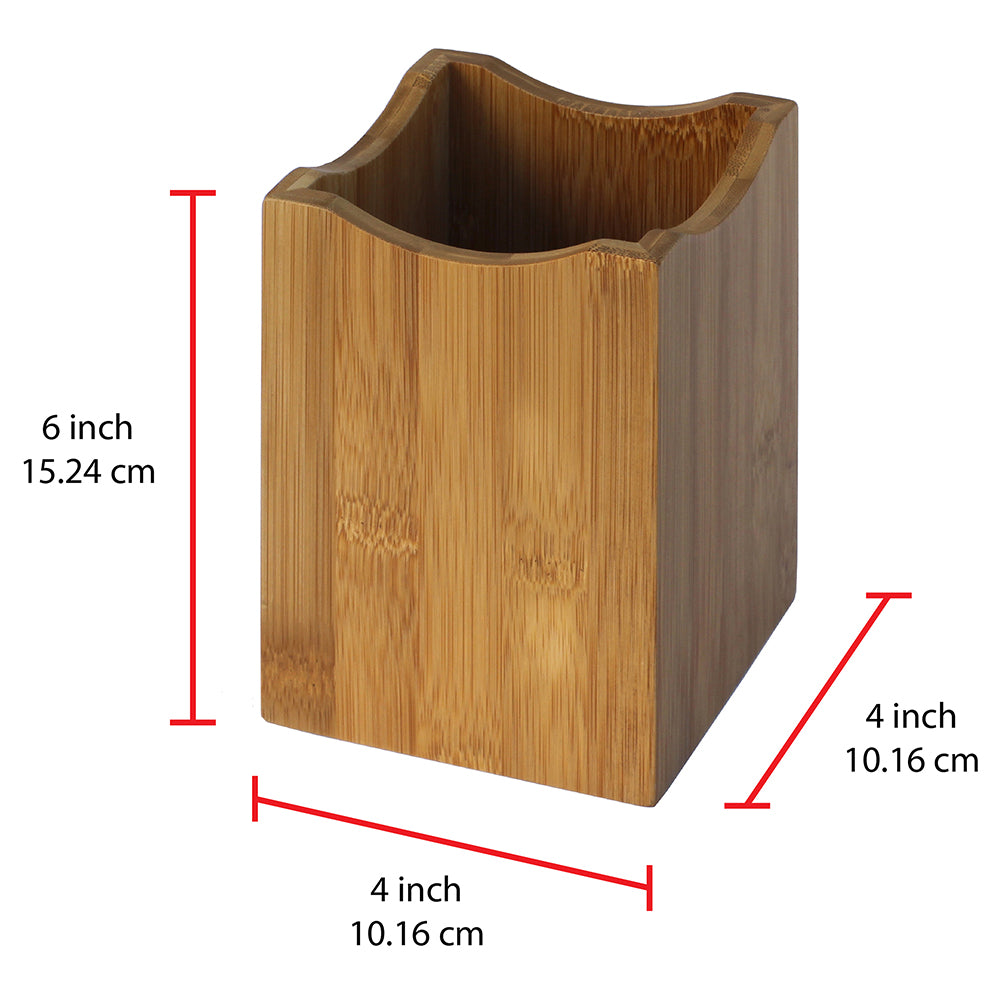 Oceanstar Bamboo Utensil Holder-4