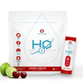 H2O Electrolytes Cherry Limeade zero sugar electrolyte powder packet and colorful fresh fruit