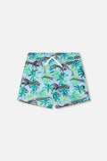 Boardshorts Blue Skeleton Print-0