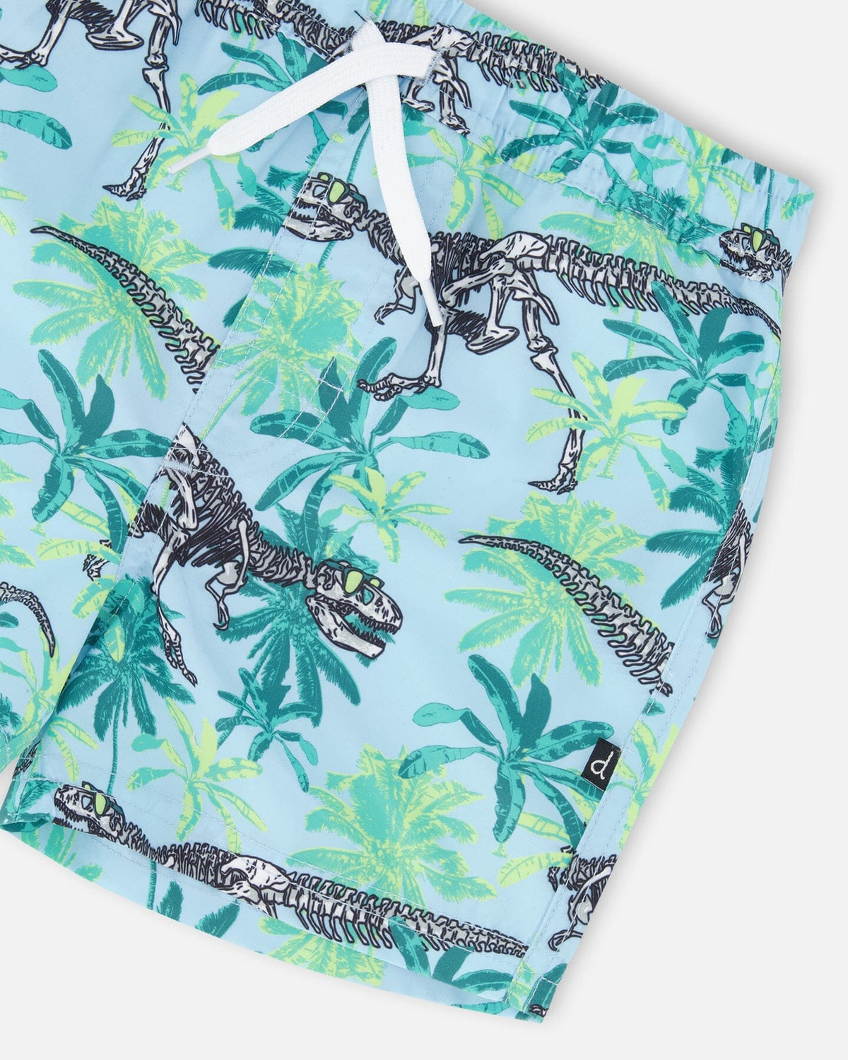 Boardshorts Blue Skeleton Print-4