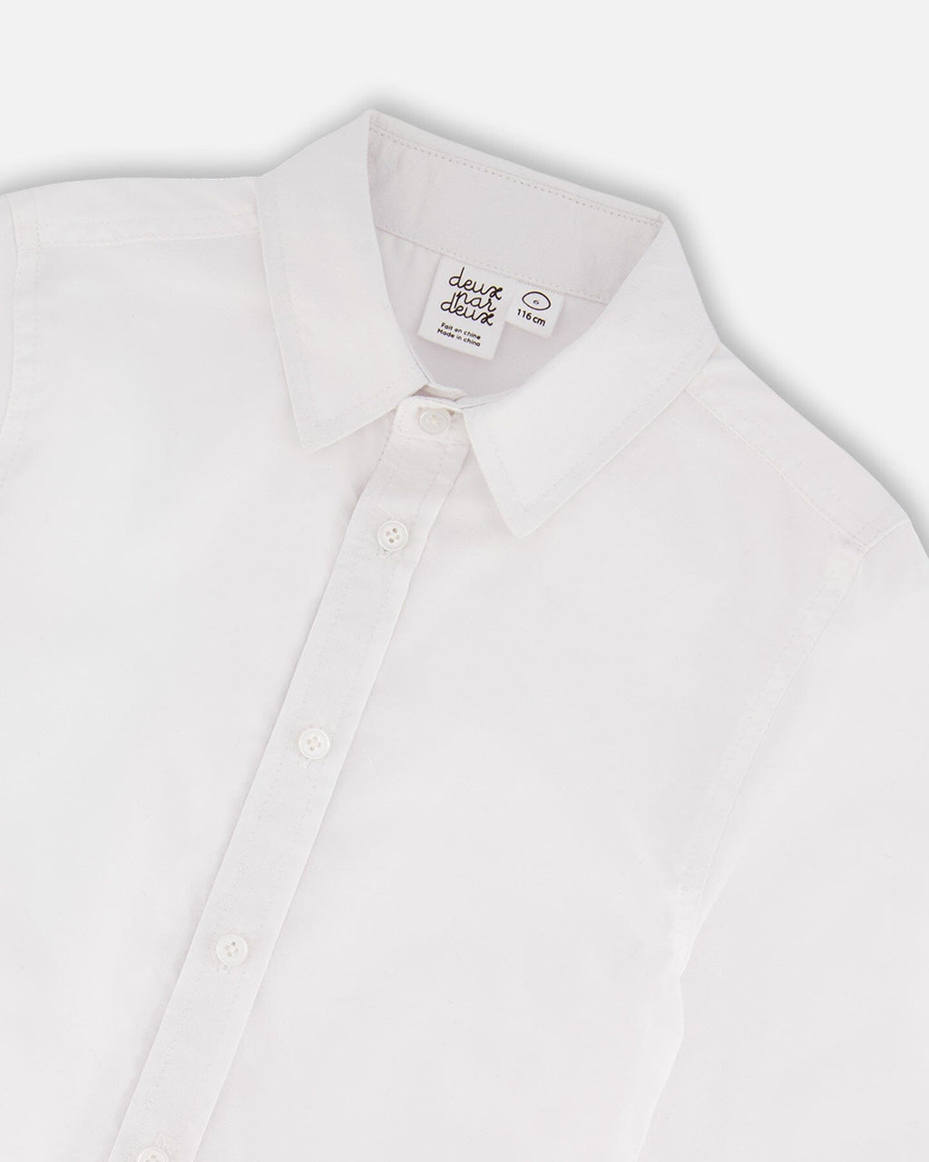 Button Down Long Sleeve Shirt White-3