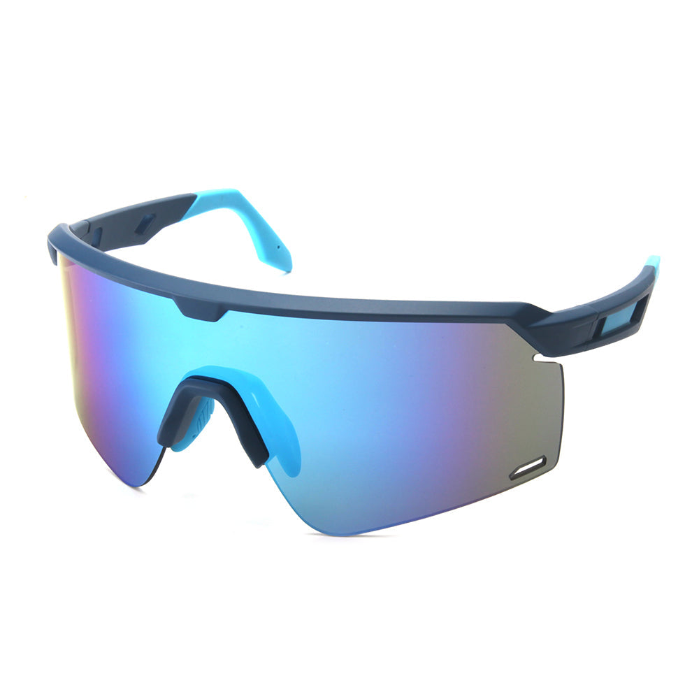 Unisex TR90 outdoor sports sunglasses with UV400 shatterproof polycarbonate lenses and lightweight flexible frame. — view 5