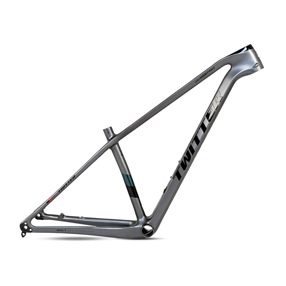 TWITTER WARRIOR Pro Carbon MTB Frame – T900 Mix, 29"/27.5", XC Racing, Gloss+UV Decals-7