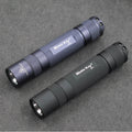 Manta Ray S10 EDC flashlight in black aluminum for camping and outdoor tactical use
