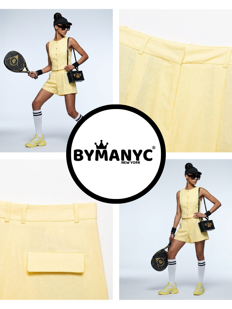 HAMPTONS Women's Vest & Shorts Set Prêt-à-Porter BYMANYC ® NY-2