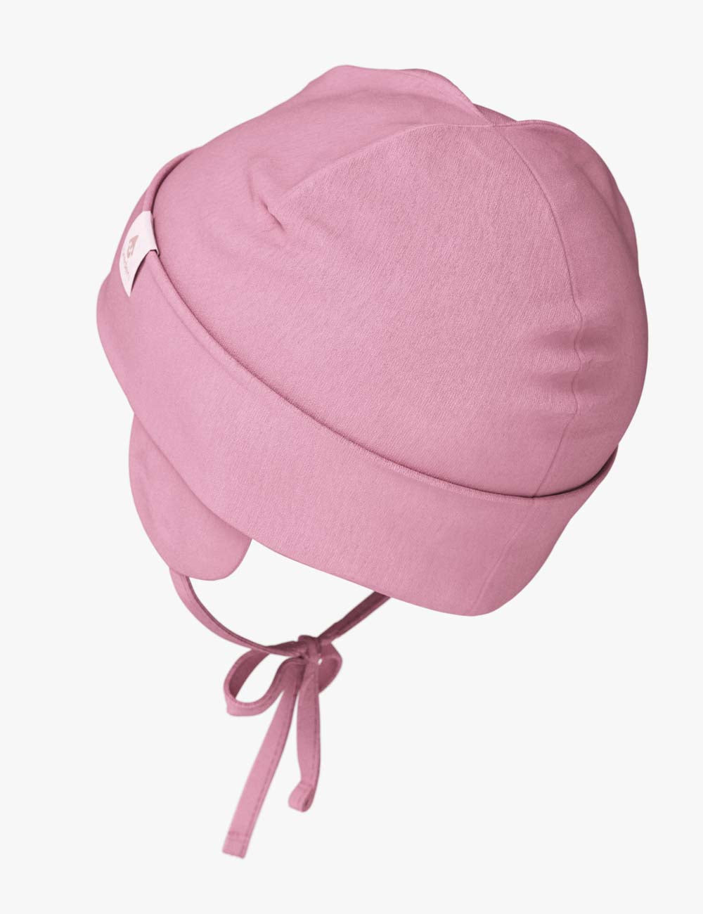 Happy baby spring and autumn hat with secure under chin tie strings and windproof quadruple layered brim — view 5
