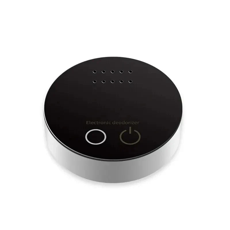 Compact portable intelligent ozone air purifier with touch controls for small space deodorizing