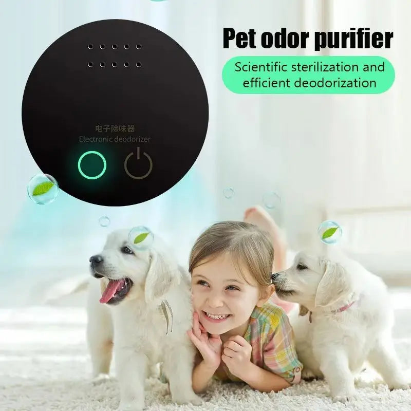 Compact portable intelligent ozone air purifier with touch controls for small space deodorizing — view 4
