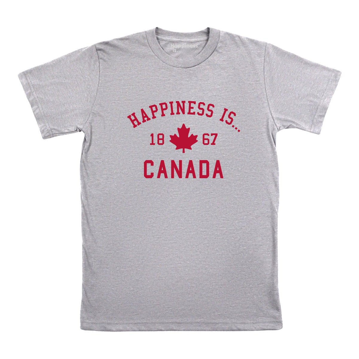 Men's Canada 1867 T-shirt, Heather Grey-0