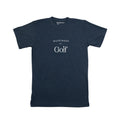 Men's Golf T-Shirt, Heather Navy-0
