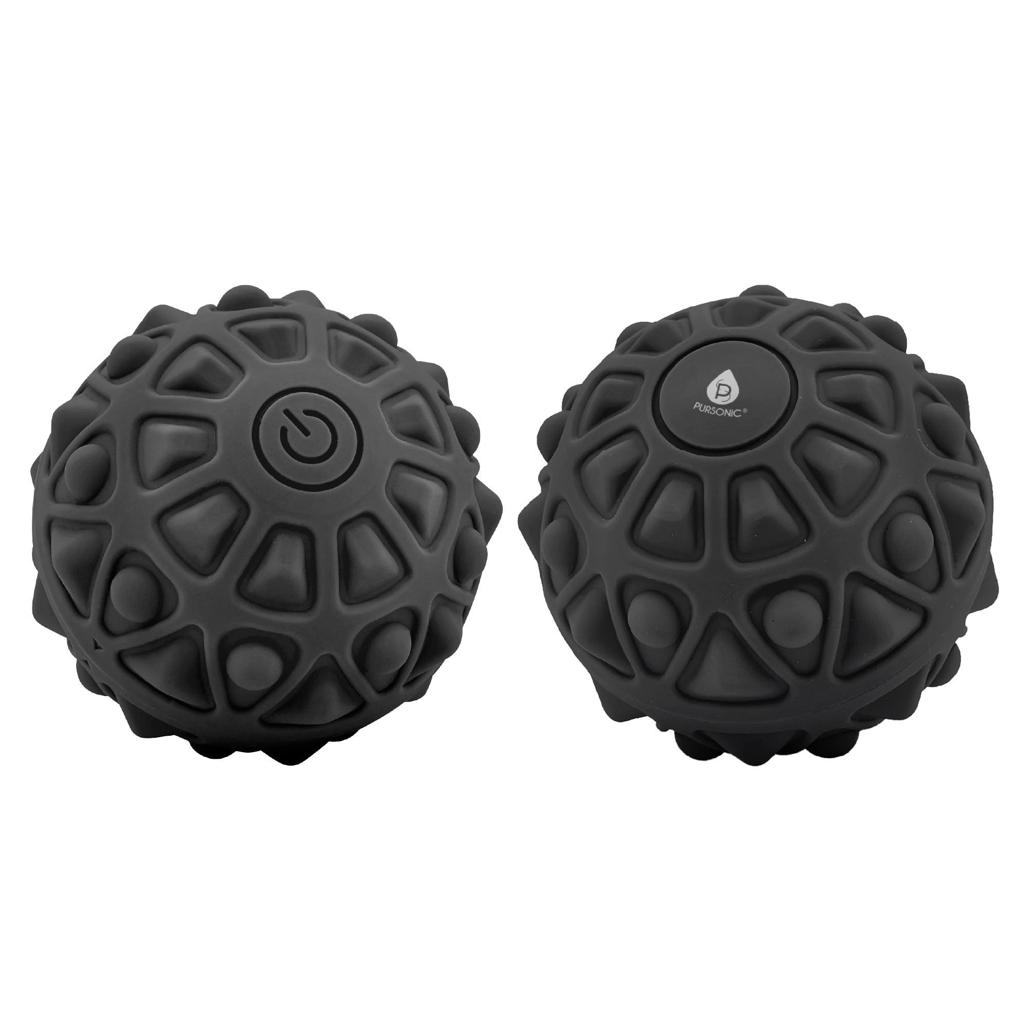Vibrating massage ball with textured surface for deep tissue relief and post workout muscle recovery — view 4
