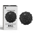 Vibrating massage ball with textured surface for deep tissue relief and post workout muscle recovery