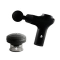 Pursonic massage gun and rechargeable cupping therapy device in sleek black for deep tissue recovery