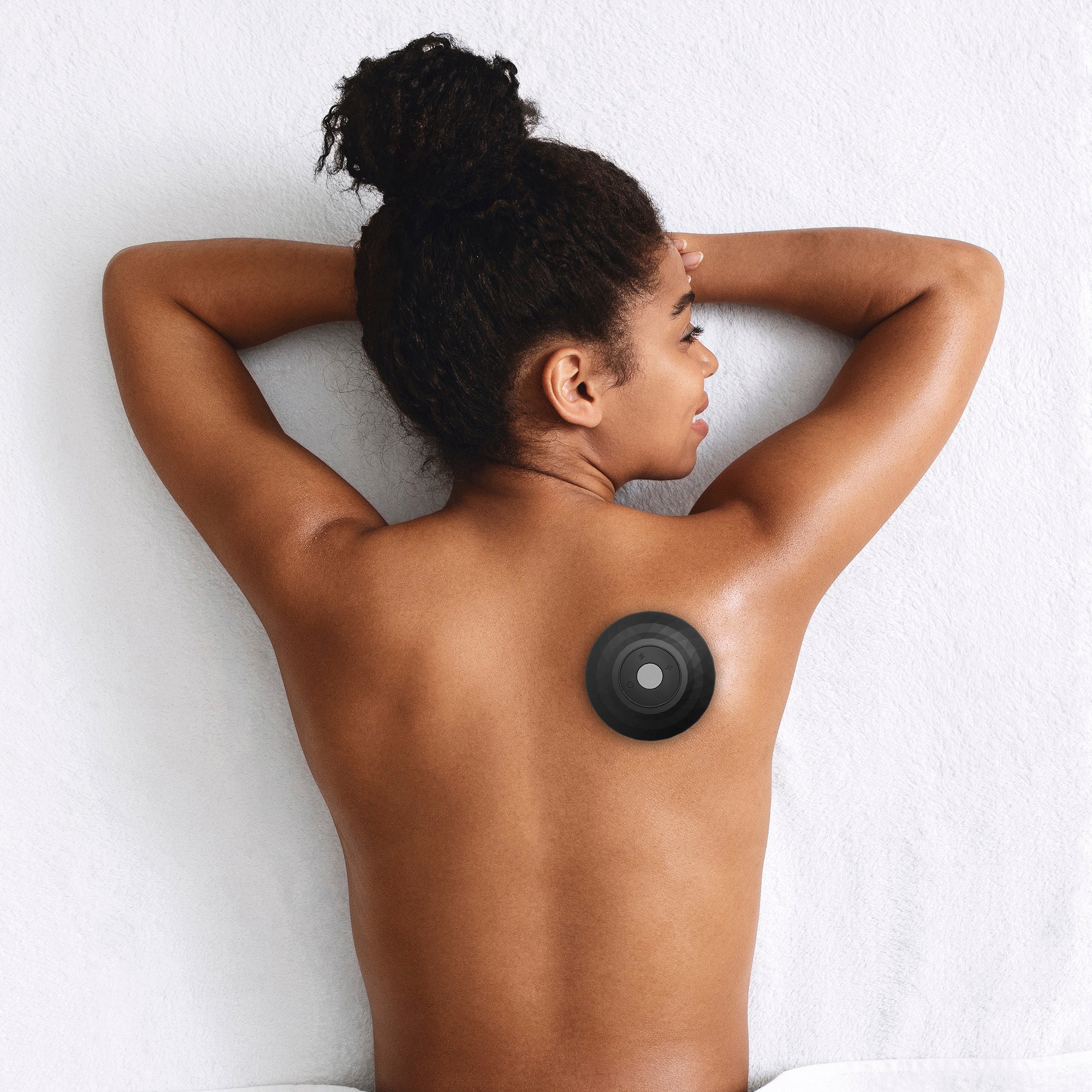 Pursonic massage gun and rechargeable cupping therapy device in sleek black for deep tissue recovery — view 5