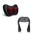 Pursonic 3D shiatsu electric back massager in breathable mesh fabric with deep kneading heating nodes