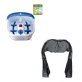 Pursonic ultimate recovery bundle with black 3D shiatsu back massager and heated vibrating foot spa