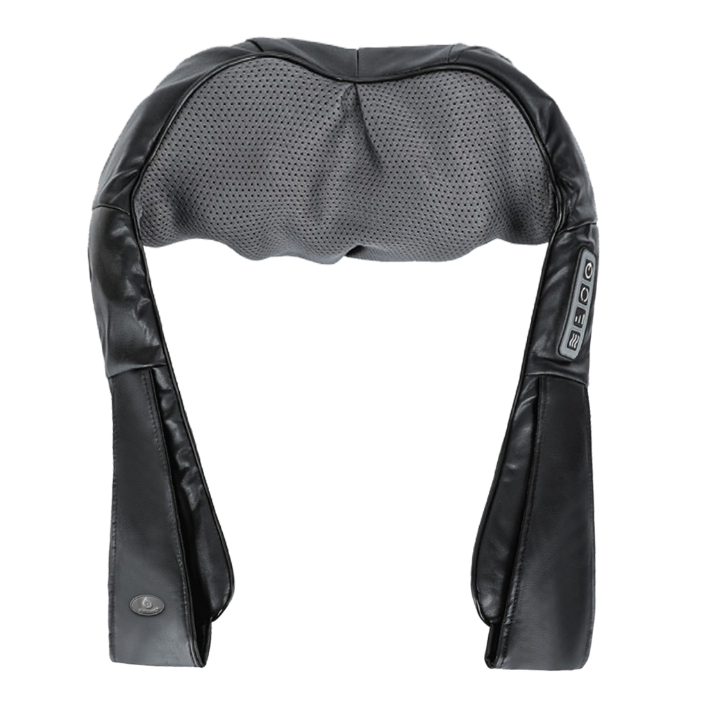 Pursonic Shiatsu back massager with straps and flexible hot cold gel migraine cap set — view 5
