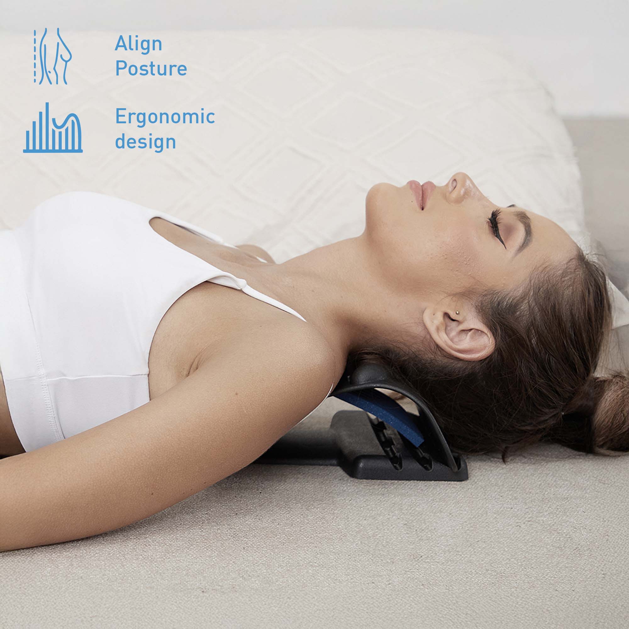 Head-to-toe relaxation bundle featuring a cordless massage gun, folding foot spa, and ergonomic neck stretcher — view 4