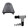 Pursonic heated faux fur poncho and cordless deep tissue massage gun with attachments