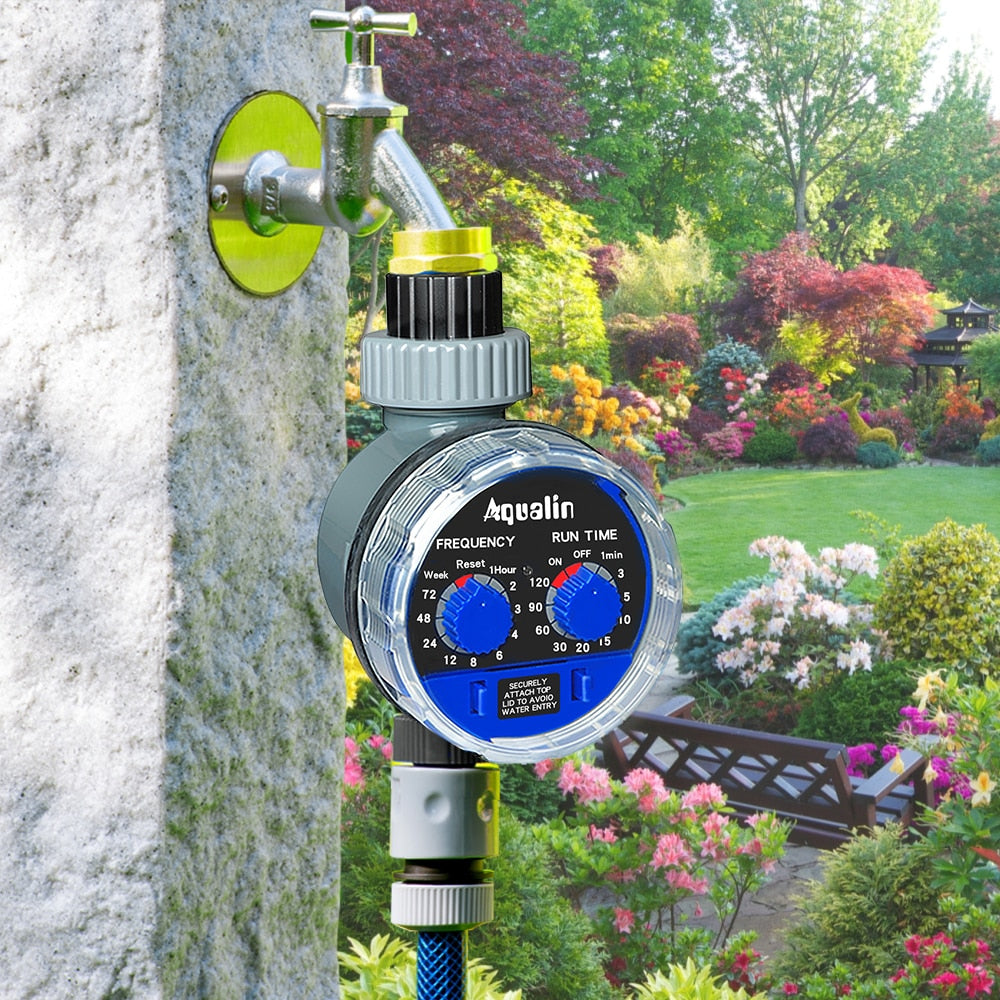 Automatic garden watering timer controller system for outdoor tap irrigation and plant care — view 5