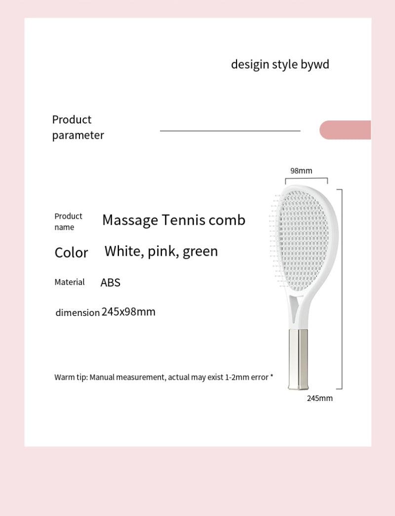 Large curved vented hairbrush detangling comb for fast styling and scalp massage. — view 5