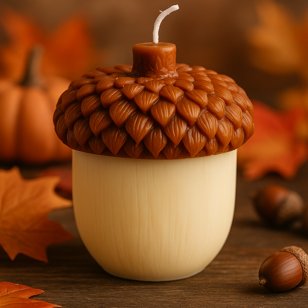 Acorn Sculpture Candle-3