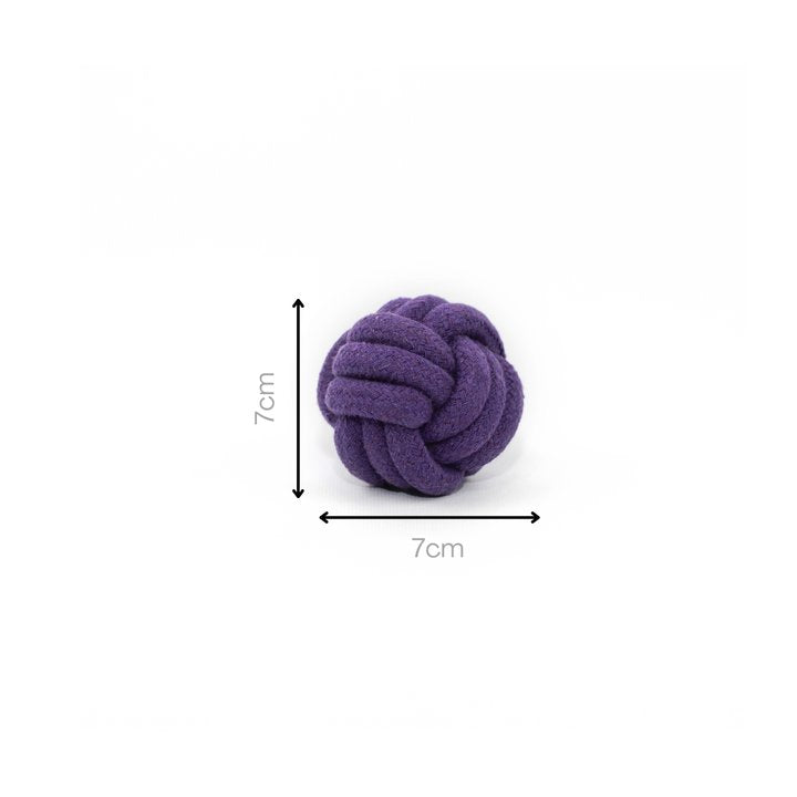 Petite Pup Rainbow Rope Ball Set-3