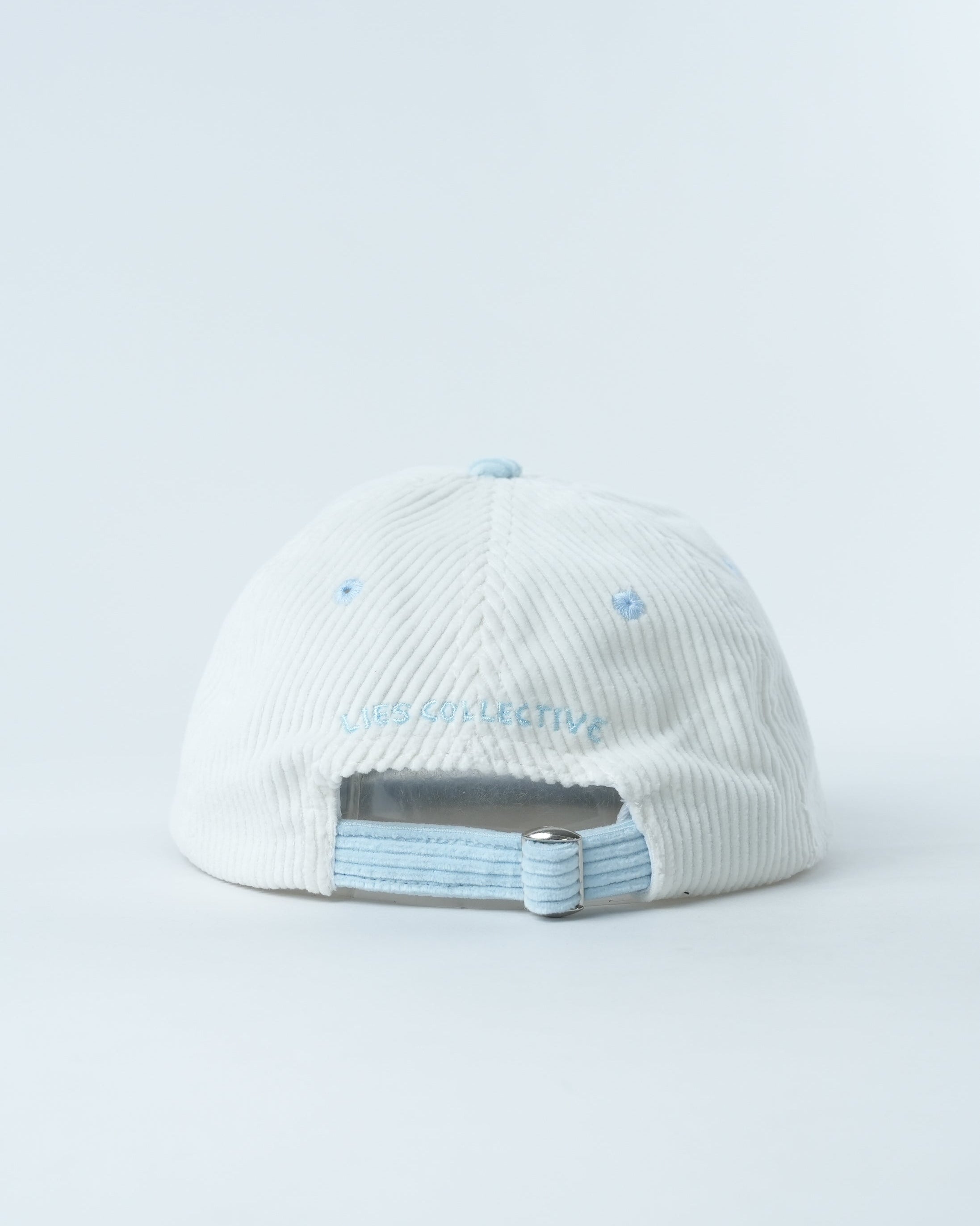 Vintage corduroy Pickleball Champ hat featuring custom front embroidery and an adjustable back strap — view 4