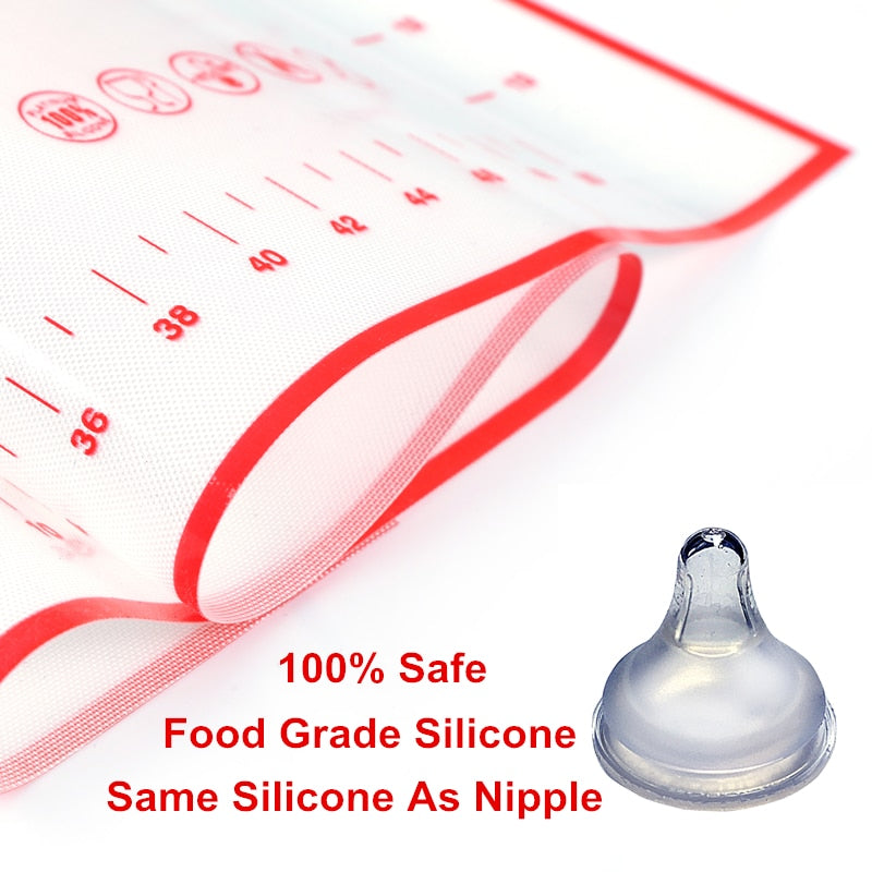 Large 60x40cm non-stick silicone baking mat and dough maker on a kitchen countertop — view 4