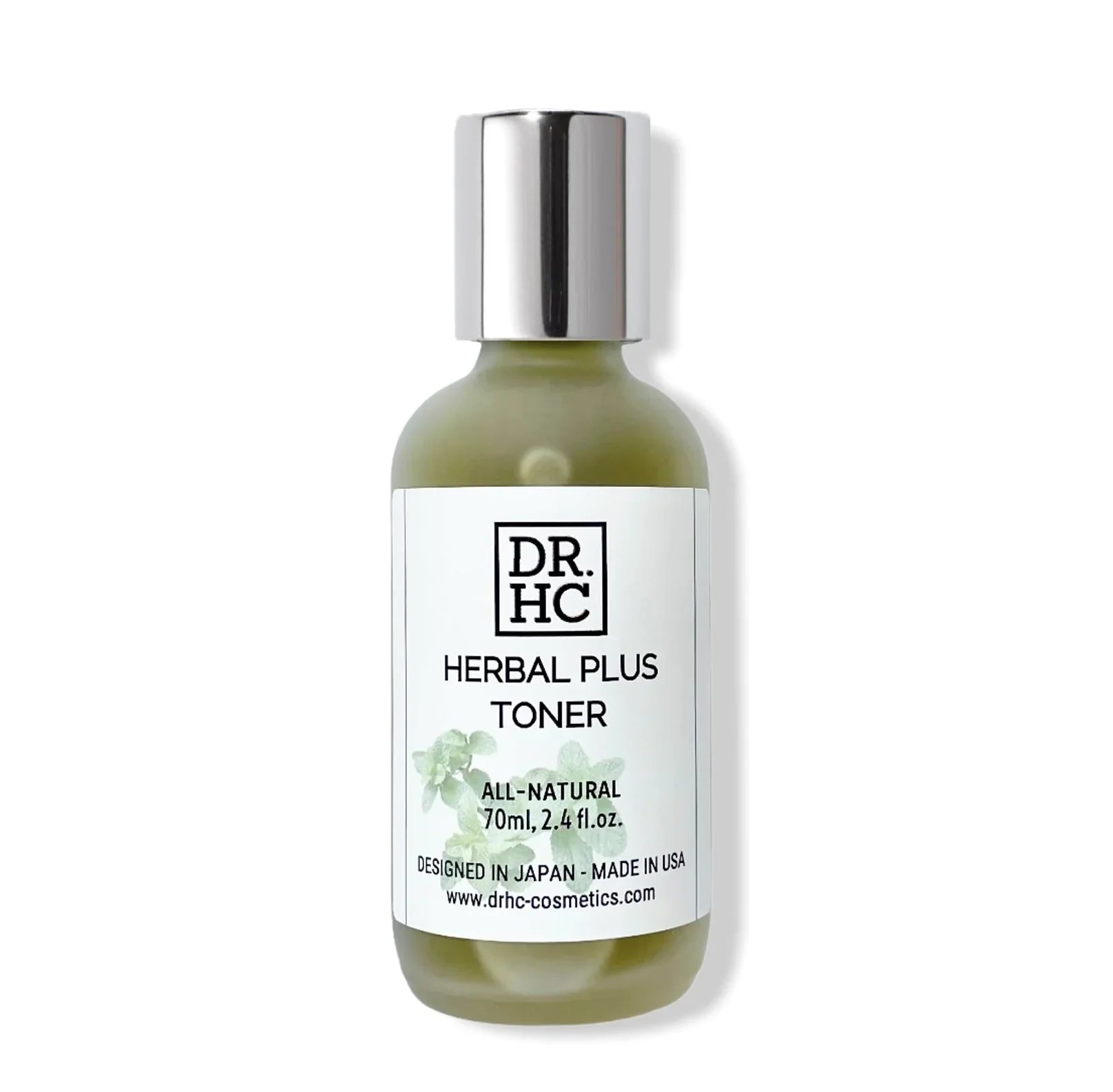 DR.HC Herbal Plus organic face toner bottle highlighting pore minimizing and anti acne botanical formula. — view 5