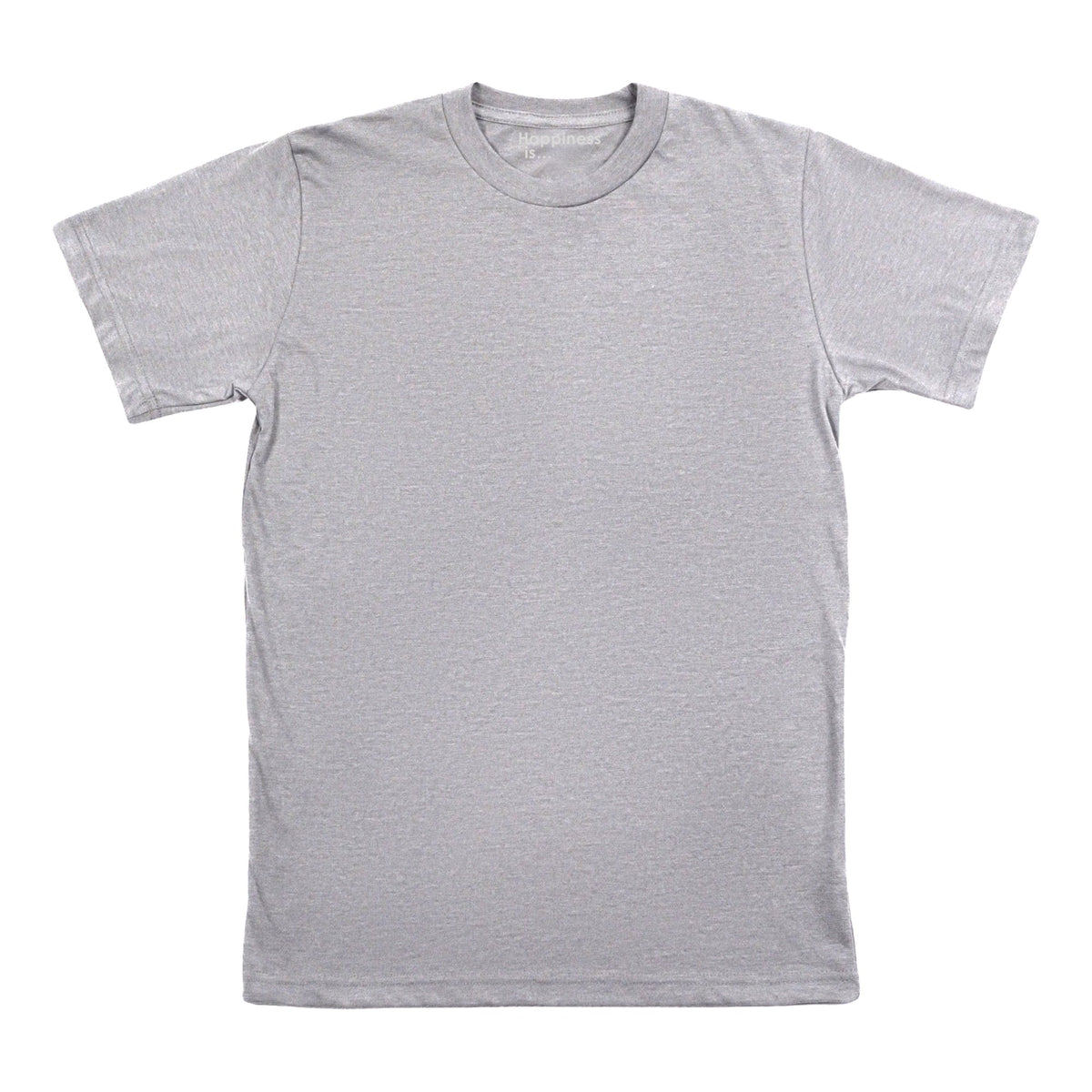 Men's Plain T-shirt, Heather Grey-0