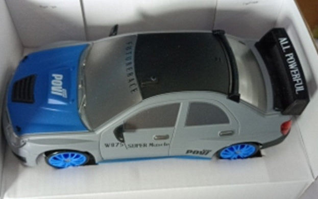 High-Speed 2.4G 4WD RC drift car toy in durable plastic with racing tires and traffic cones — view 5