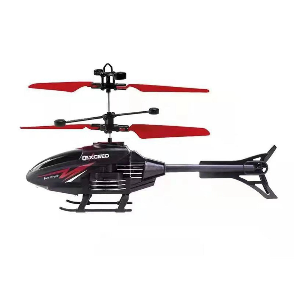 High-speed LED remote control helicopter toy in durable plastic with vibrant lights for kids