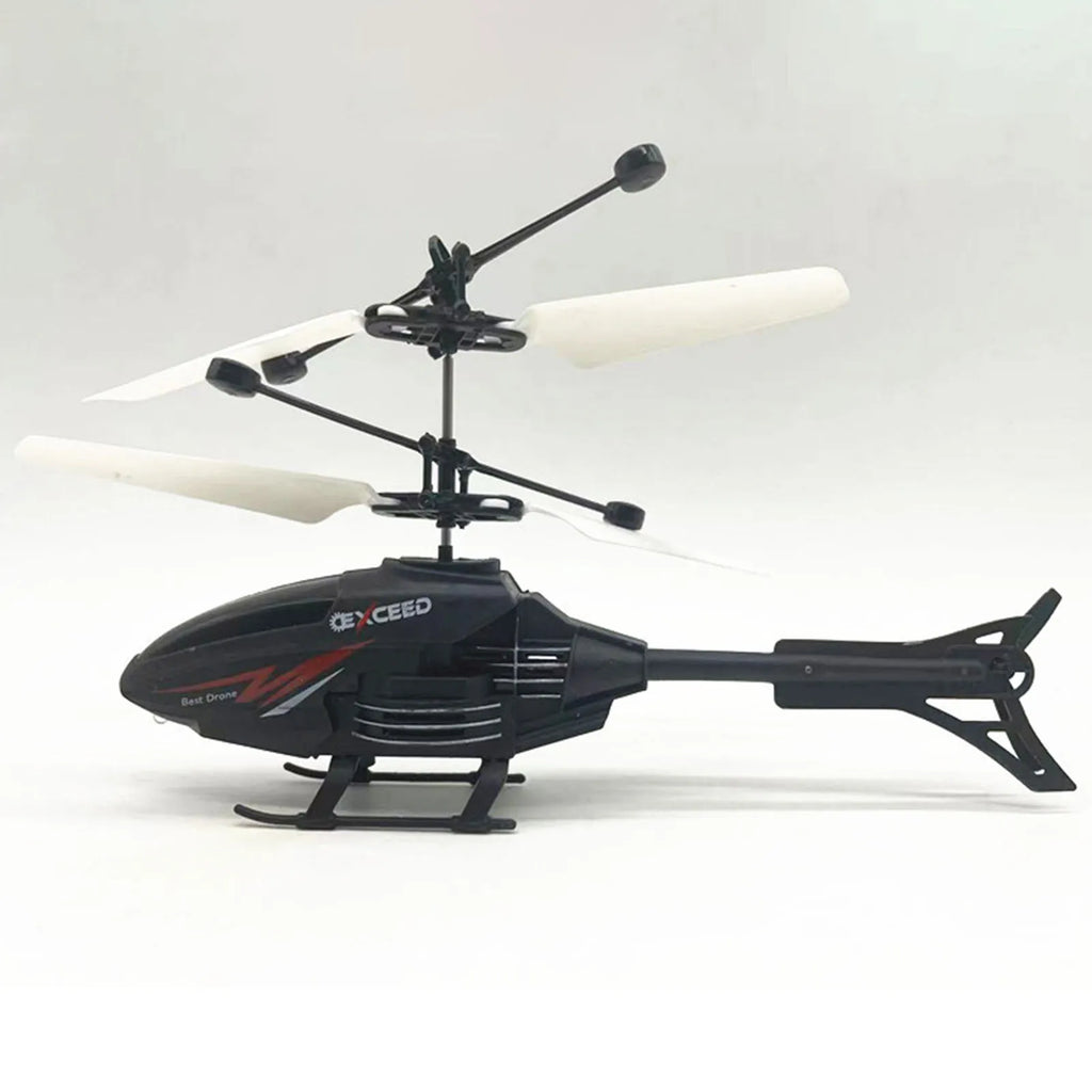 High-speed LED remote control helicopter toy in durable plastic with vibrant lights for kids — view 5