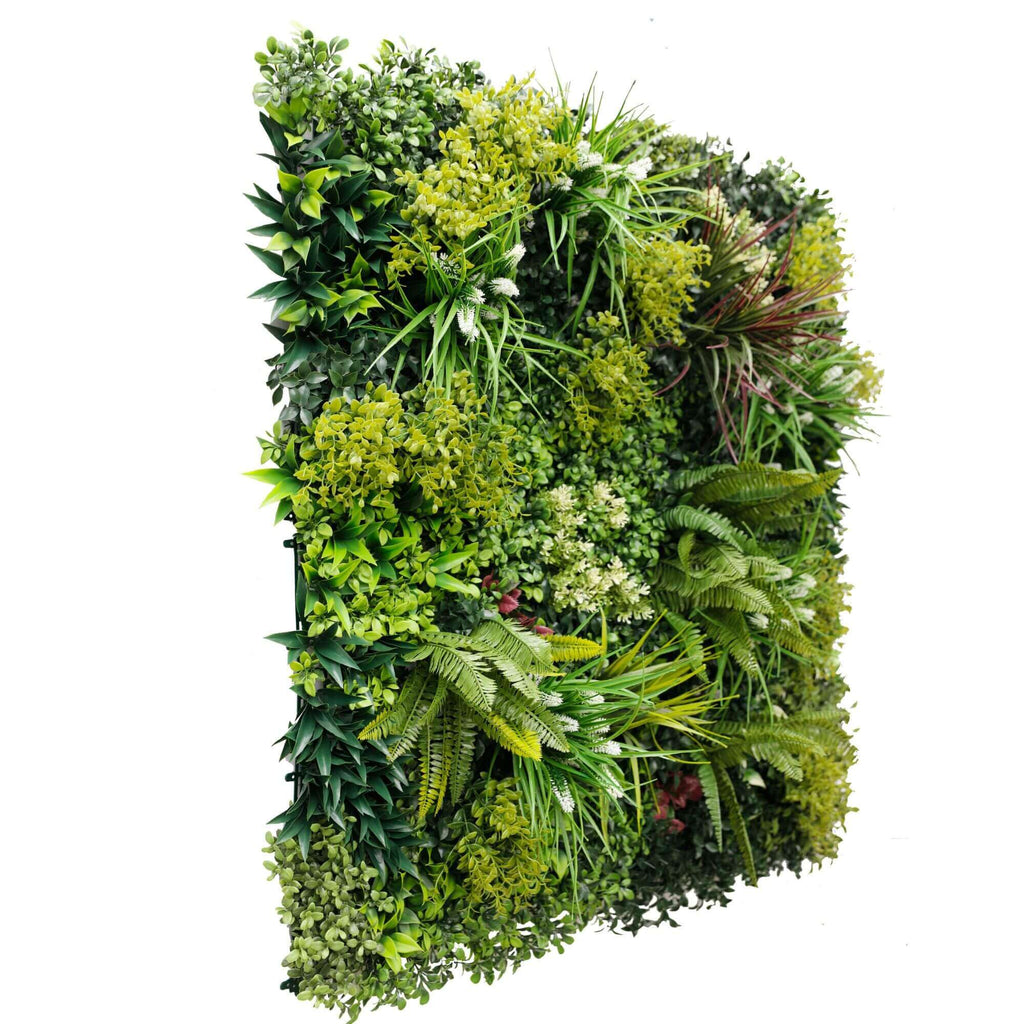 Lush Spring Artificial Vertical Garden Green Wall Panel 40×40in 11 SQ FT – UV Resistant – Commercial Grade-2