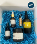 Sultan Skyline grooming kit featuring shaving oil body spray and whipped cream in premium packaging