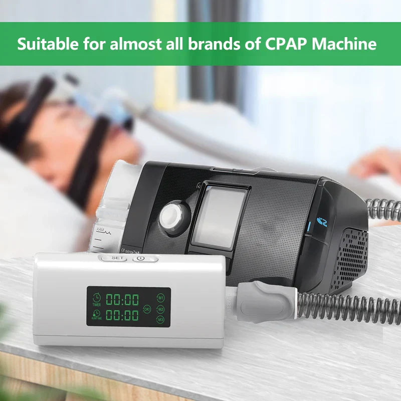 Portable ozone-free air purifier and CPAP cleaner in a compact design for cars and home — view 2