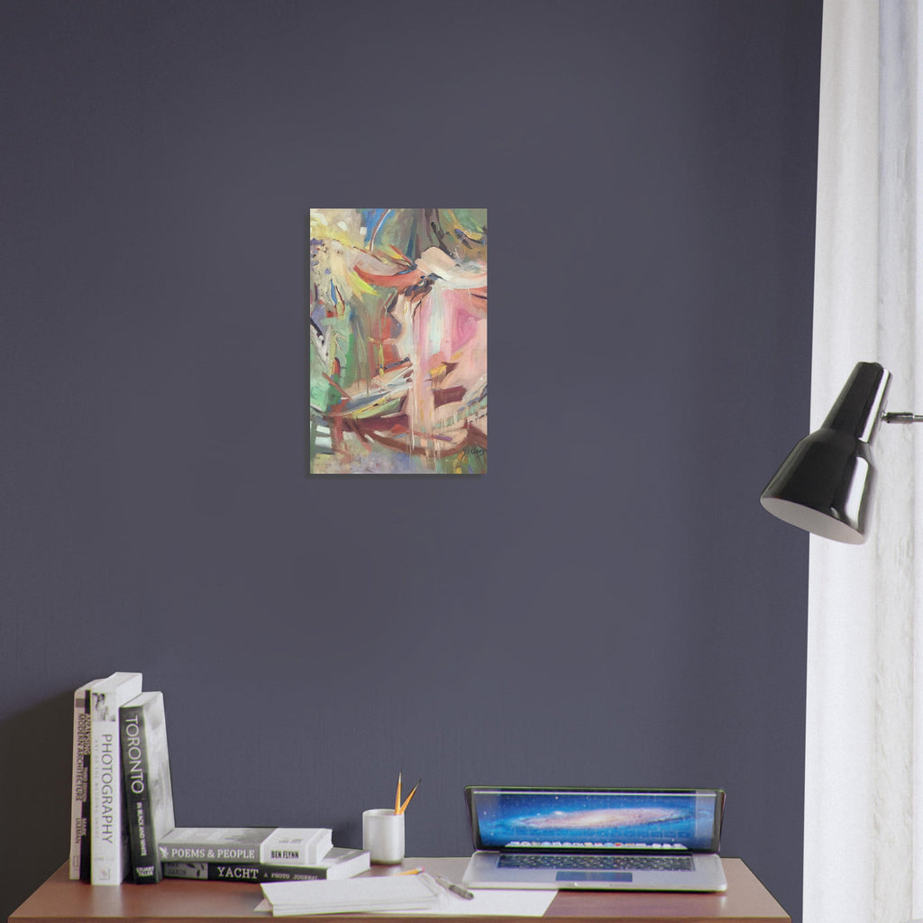 "All Seasons" Abstract I 12x18 Museum-Quality Matte Paper Poster I Original Artwork by American Artist Barbara Cleary-3