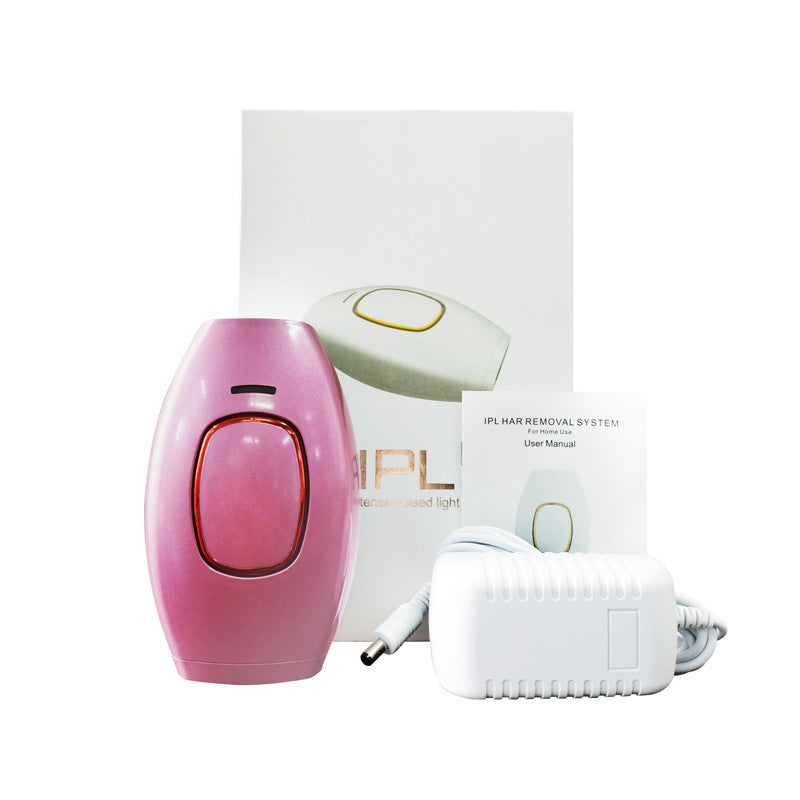 Compact cold light epilator device for at home painless hair removal and personal beauty care
